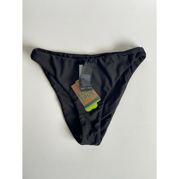 NWT SIMPLY SEAMLESS SKIMPY BIKINI BOTTOM - BLACK SMALL - Picture 2 of 7
